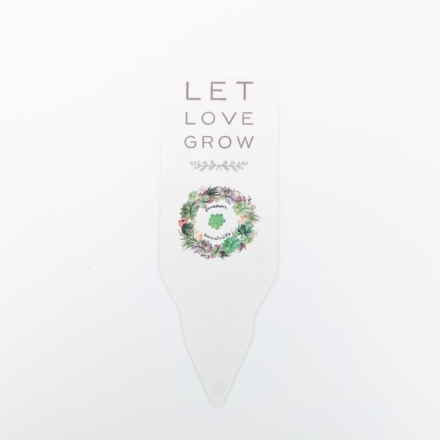 Let Love Grow Tag